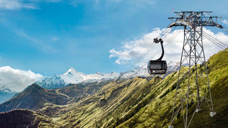 Gondel auf das Kitzsteinhorn
