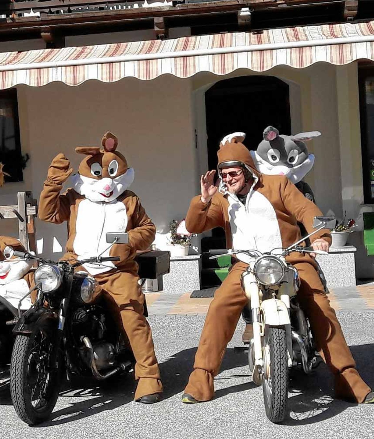Motorradfahrer in Zell am See